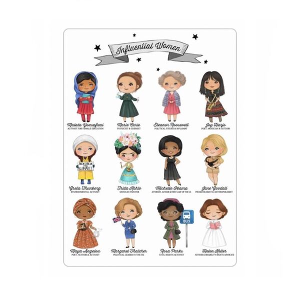 Influential Women of History Magnet - Picture 1 of 2